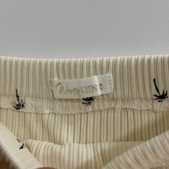 Woven Kids Palm Tree Bodysuit & Ribbed Shorts Outfit Set Size 3-6 Months Cotton - Picture 3 of 9